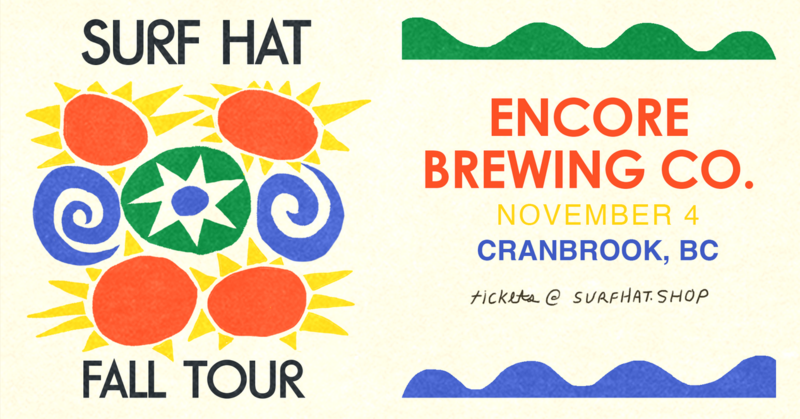 Surf Hat LIVE at Encore Brewing - Jun 19th @ Encore Brewing