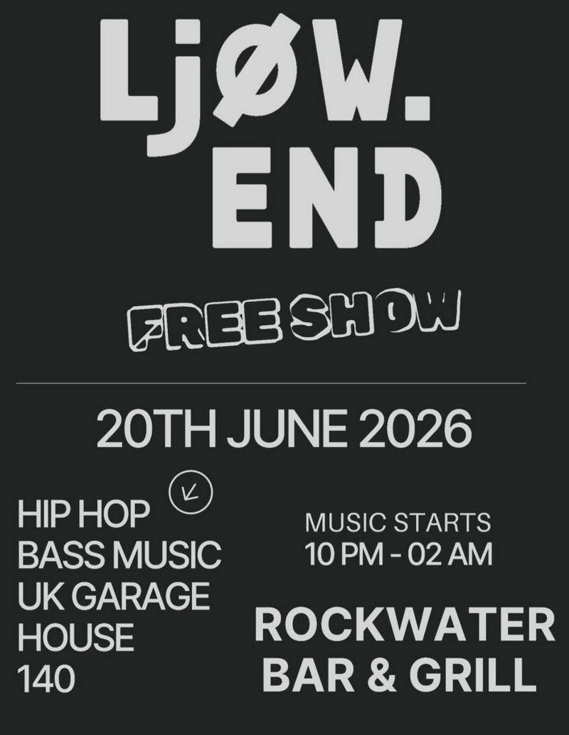 Lj&oslash;w. End - Free Show - Jun 15th @ Rockwater Grill & Bar