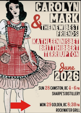 Carolyn Mark & the New Best Friends - Jul 20th @ Rockwater Grill & Bar