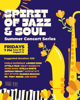 Spirit of Jazz & Soul | Summer Concert Series - Jul 4th @ Victoria Truth Centre | 2815 Cedar Hill Road (off Hillside)
