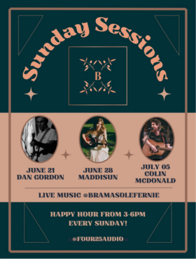 Sunday Sessions: Dan Gordon - Jul 20th @ Bramasole Restaurant