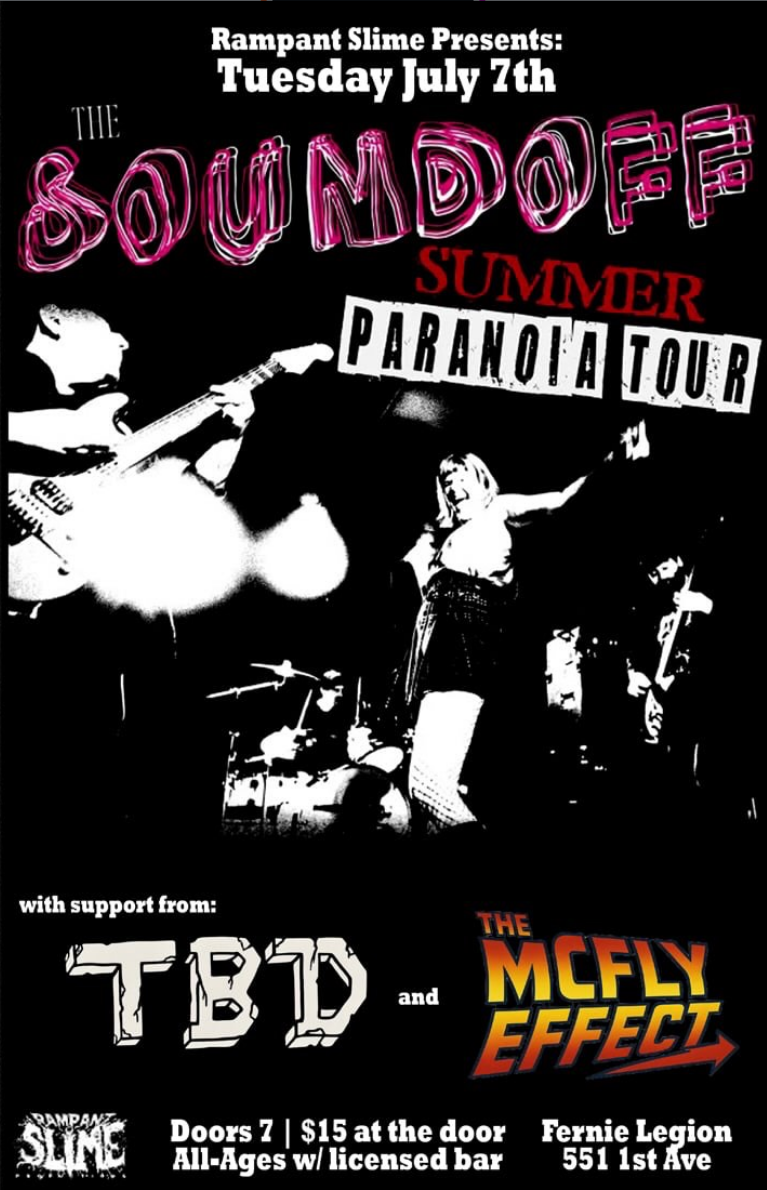 The Soundoff: Summer Paranoia Tour - Jun 23rd @ The Legion