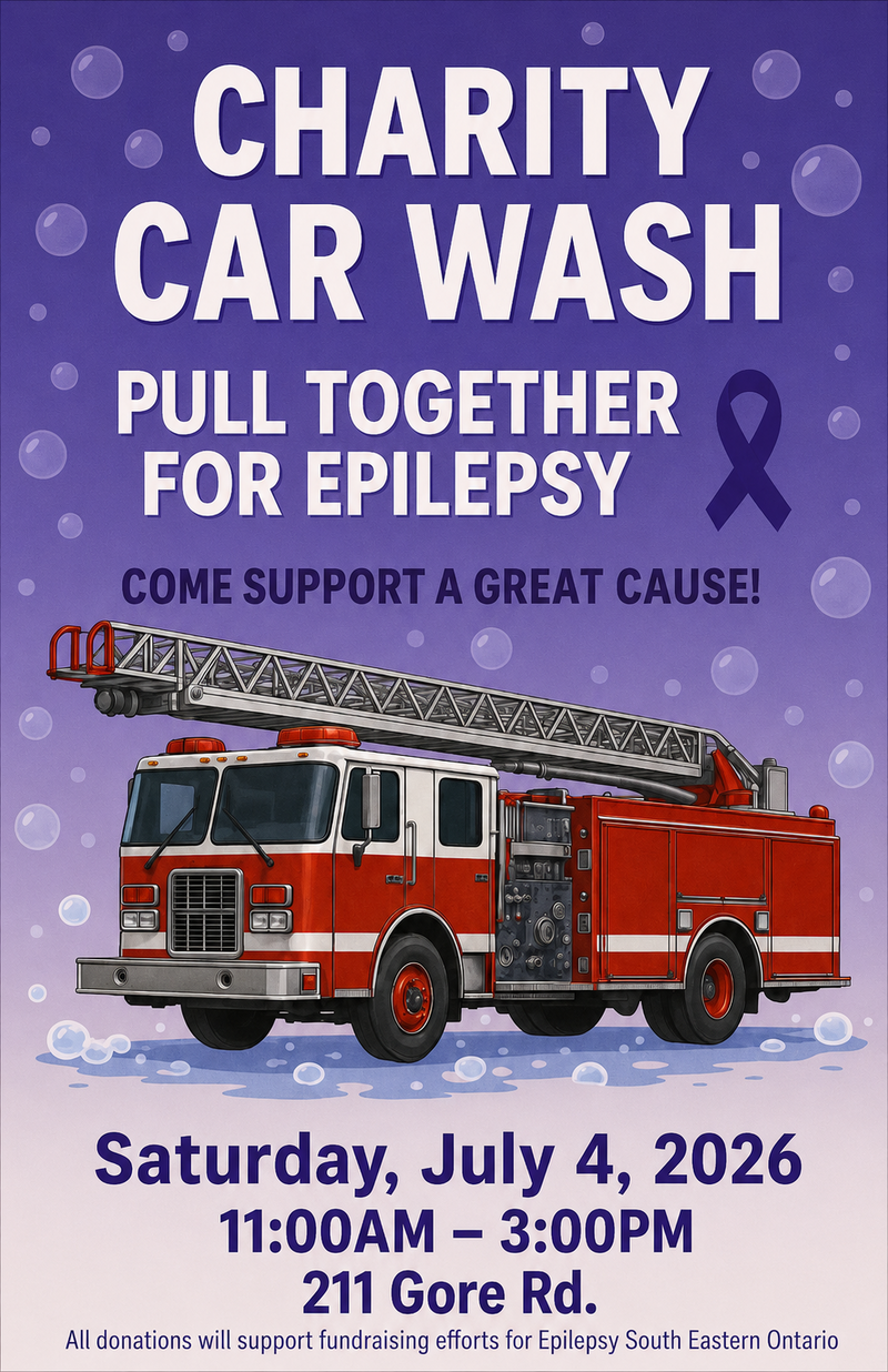 Charity Car Wash Supporting Epilepsy South Eastern Ontario - Jun 27th @ Kingston Fire & Rescue Station #3