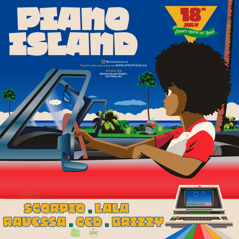 PIANO ISLAND: Afrobeats & Amapiano Dance Party - Jul 20th @ Studio 919