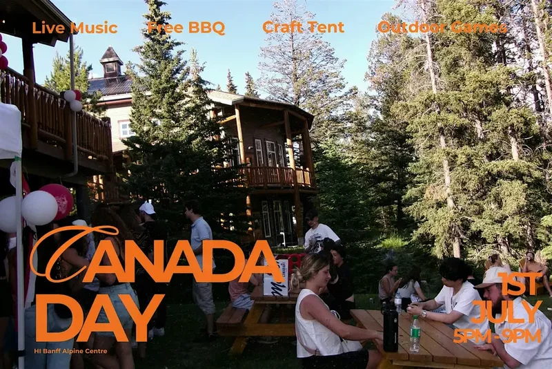 🍁 Canada Day BBQ at HI Banff 🍁 - Jun 28th @ HI Banff Alpine Centre