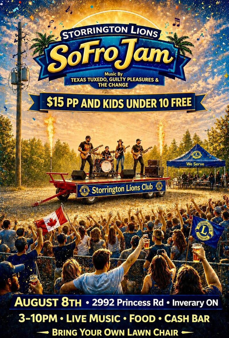 SoFro Music Festival 2026: Texas Tuxedo, Guilty Pleasures, The Change @ Storrington Lions Club Hall Aug 8 2026 - Jun 29th @ Storrington Lions Club Hall