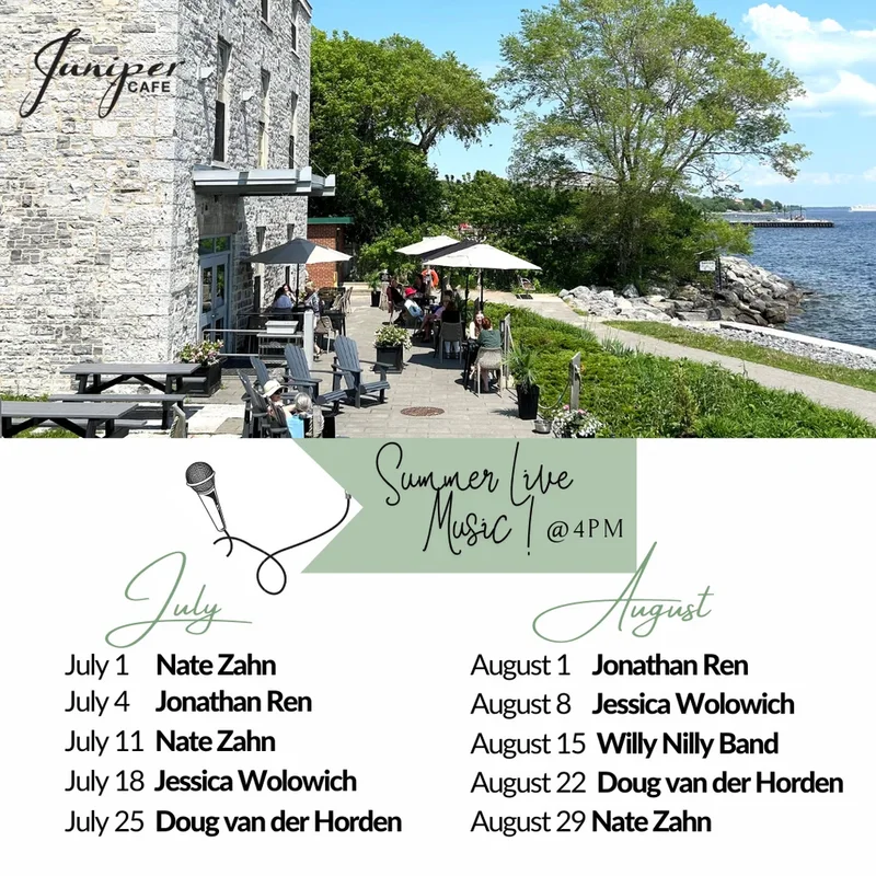 Live Patio Summer Music: Jonathan Ren @ Juniper Caf&eacute; Aug 1 2026 - Jul 6th @ Juniper Caf&eacute;