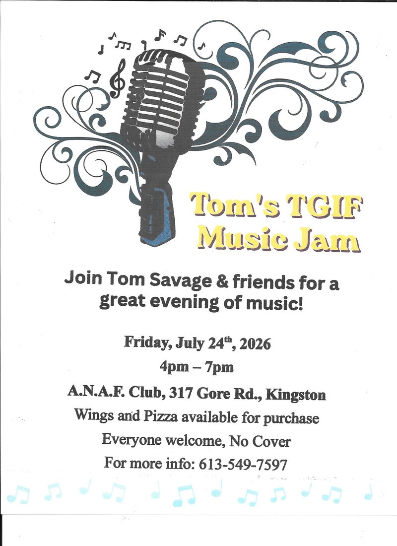 TGIF: Tom Savage @ Army Navy Air Force (ANAF) Unit 377 Jul 24 2026 - Jul 11th @ Army Navy Air Force (ANAF) Unit 377