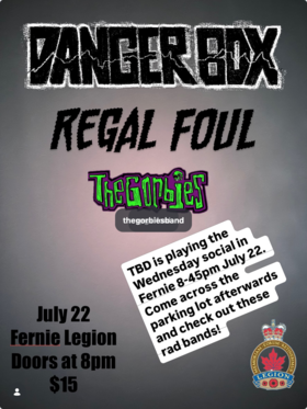 Punk Show at Fernie Legion! - Aug 5th @ The Legion