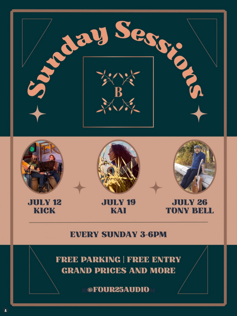 Sunday Sessions with Kai - Jul 12th @ Bramasole Restaurant