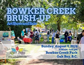 Bowker Creek Brush-Up Art Show and Sale - Aug 29th @ Bowker Creek Park