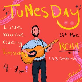 Tom's TuNesday Afternoon Happy Hour Jam: Tom Savage @ The Club at the R.C.H.A. Aug 4 2026 - Aug 20th @ The Club at the R.C.H.A.