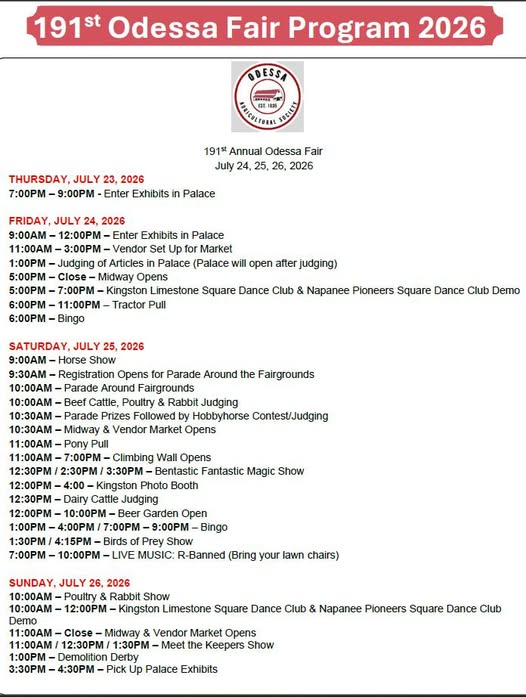 Odessa Fair: R-Banned @ Odessa Fairgrounds Jul 25 2026 - Jul 22nd @ Odessa Fairgrounds