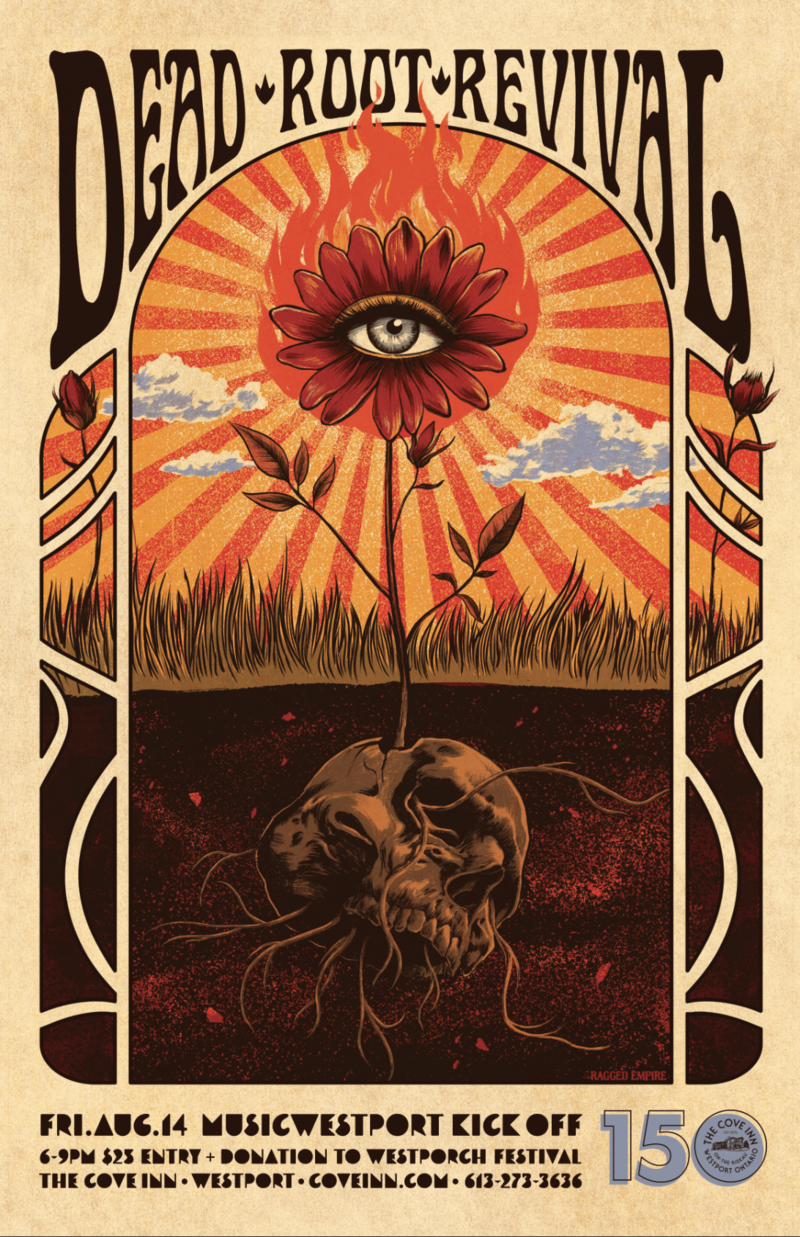 MUSICwestport Kick Off Party: Dead Root Revival @ The Cove Inn Aug 14 2026 - Jul 24th @ The Cove Inn