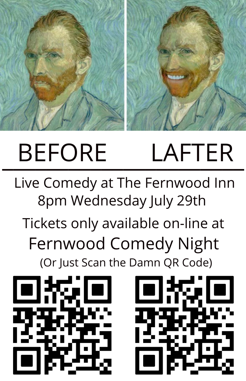 Fernwood Comedy Night July 2026 - Jul 28th @ Fernwood Inn
