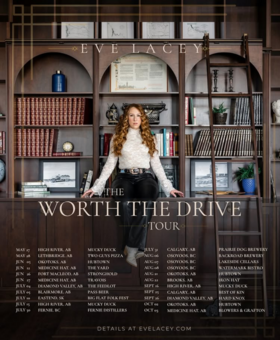 Eve Lacery: Worth the Drive Tour - Aug 5th @ Fernie Distillers