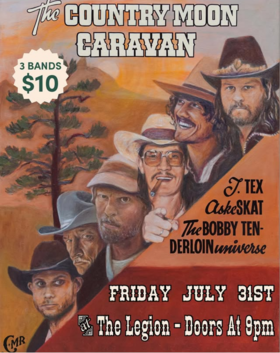 The Country Moon Caravan - Aug 5th @ Fernie Legion