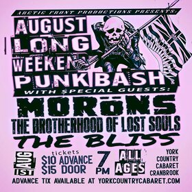 BC Day Punk Bash - Aug 5th @ The York Country Cabaret