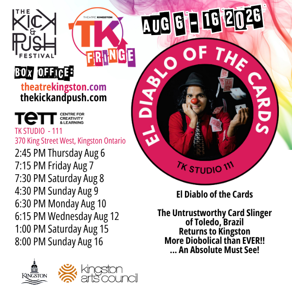 TK Fringe: El Diablo of the Cards - Jul 31st @ Tett Centre for Creativity & Learning