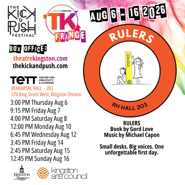 TK Fringe: Rulers - Jul 31st @ Tett Centre for Creativity & Learning