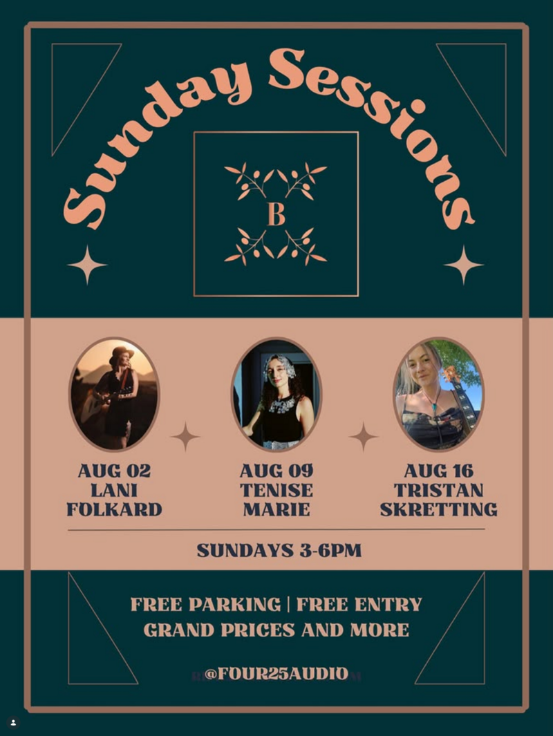 Sunday Sessions with Tristan Skretting - Aug 2nd @ Bramasole Restaurant
