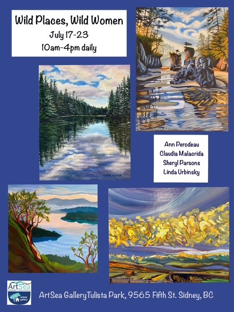 Wild Places, Wild Women: An Art for Good Exhibition - Aug 1st @ ArtSea Gallery in Tulista Park, Sidney