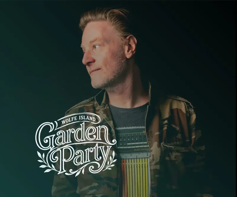 Wolfe Island Garden Party: Ron Hawkins @ Hotel Wolfe Island Sep 27 2026 - Aug 3rd @ Hotel Wolfe Island