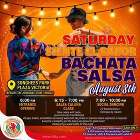 Siente el Sabor: Saturday Night Salsa Social - Aug 29th @ Songhees Walkway
