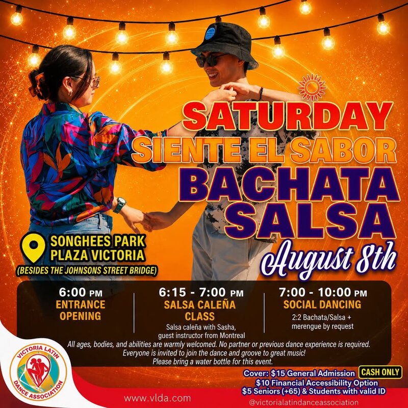 Siente el Sabor: Saturday Night Salsa Social @ Songhees Walkway - Aug 08, 2026