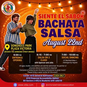 Siente el Sabor: Saturday Night Salsa & Bachata Social - Aug 29th @ Songhees Walkway