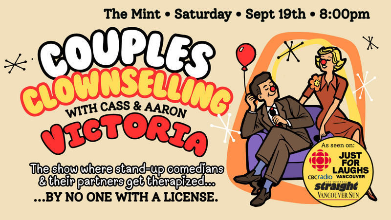 Couples Clownselling: Victoria - Sep 13th @ The Mint Restaraunt