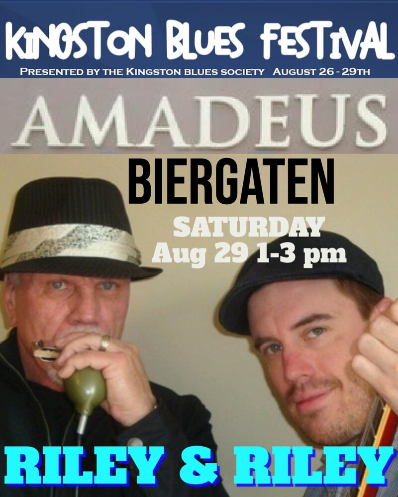 Kingston Blues Festival: Riley & Riley @ Amadeus Cafe Aug 29 2026 - Aug 17th @ Amadeus Cafe