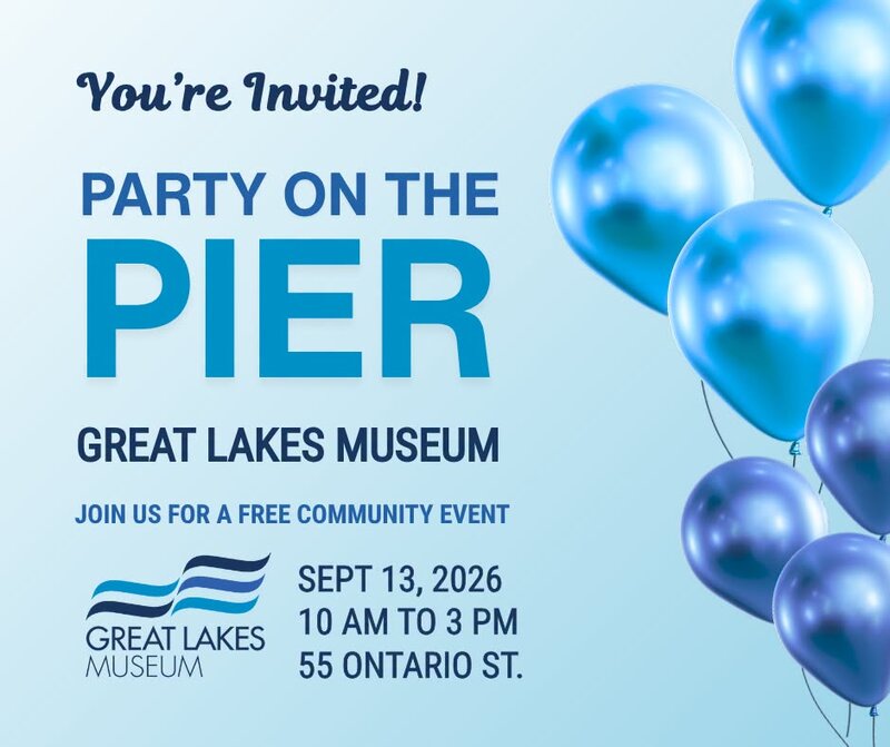Party on the Pier: Spencer Evans, Nolan Hubbard @ Great Lakes Museum Sep 13 2026 - Aug 15th @ Great Lakes Museum