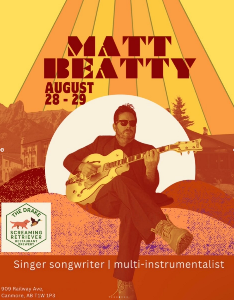 Matt Beatty live at The Drake - Aug 19th @ The Drake Pub