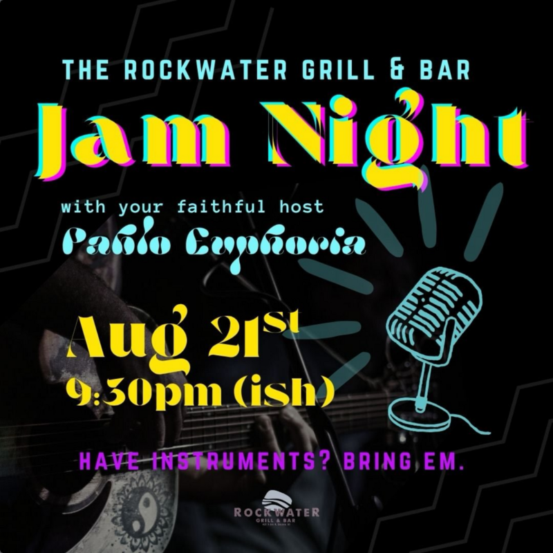Jam Night - Aug 16th @ Rockwater Grill & Bar