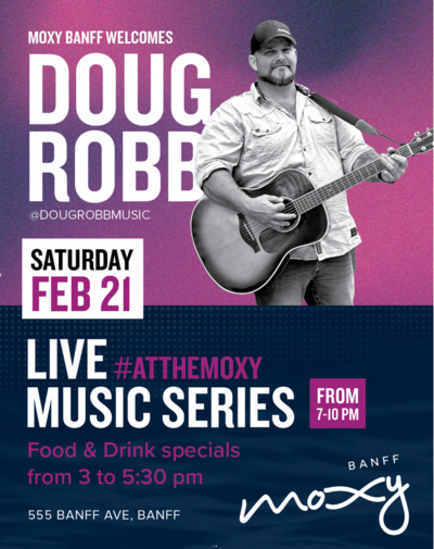 #LiveAtTheMoxy presents: Doug Robb - Aug 19th @ Moxy Hotel
