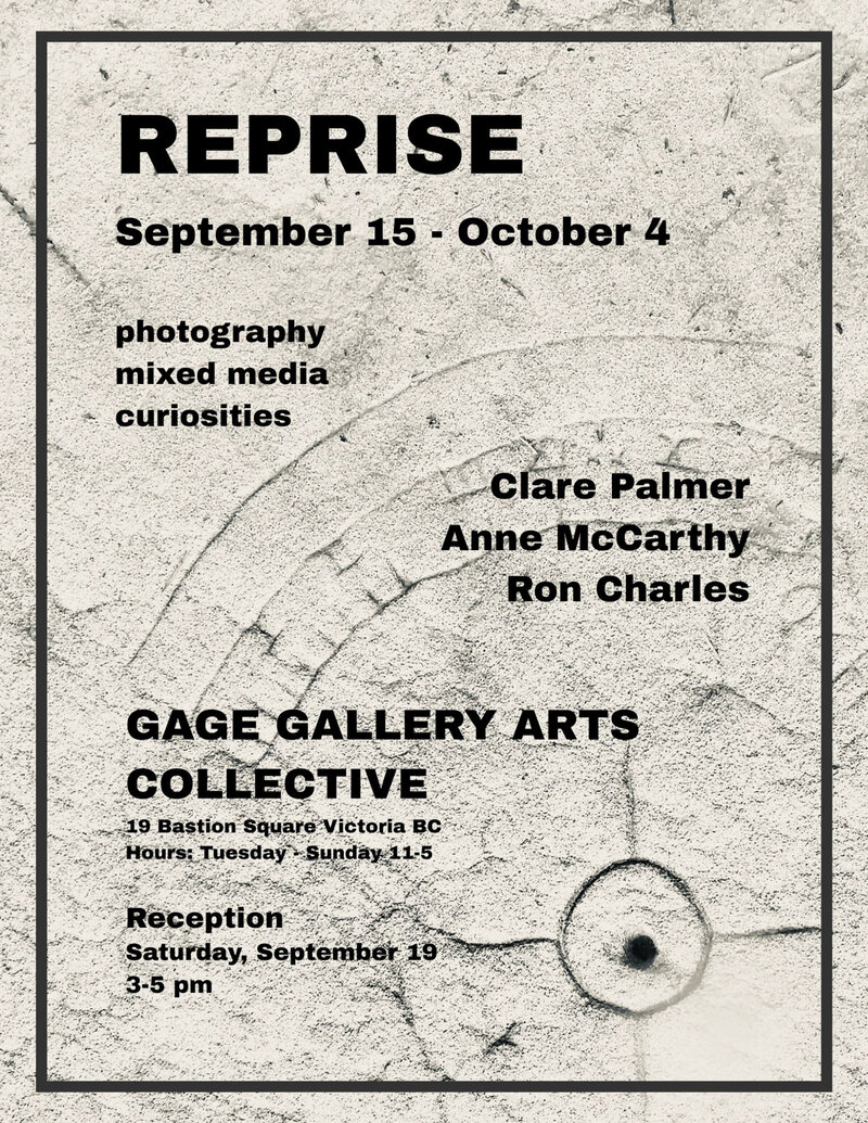 REPRISE - Aug 22nd @ Gage Gallery Arts Collective