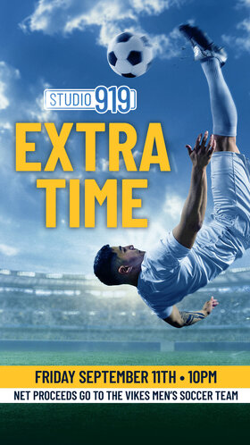 Extra Time @ Studio 919 - Sep 18th @ Studio 919