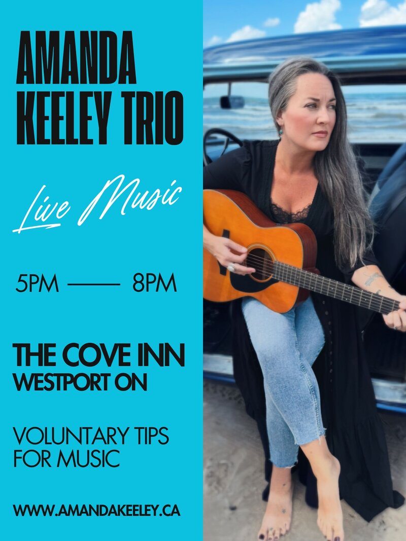 Amanda Keeley Trio @ The Cove Inn Oct 17 2026 - Aug 20th @ The Cove Inn