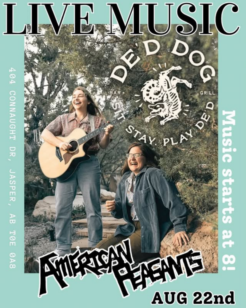 Live Music with American Peasants - Aug 22nd @ De'd Dog Bar & Grill