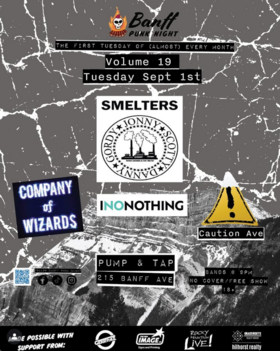 Banff Punk Night: Volume 19 - Sep 7th @ Pump and Tap