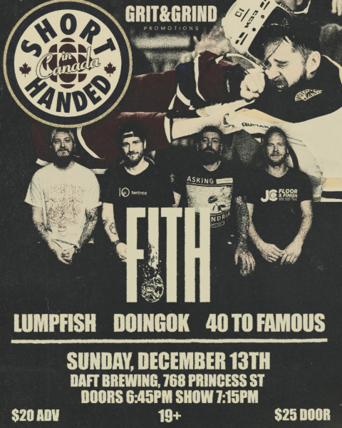 Short Handed, Fith , Lumpfish , doingok , 40 To Famous @ Daft Brewing Dec 13 2026 - Aug 25th @ Daft Brewing