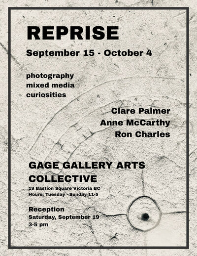 REPRISE - Sep 2nd @ Gage Gallery Arts Collective