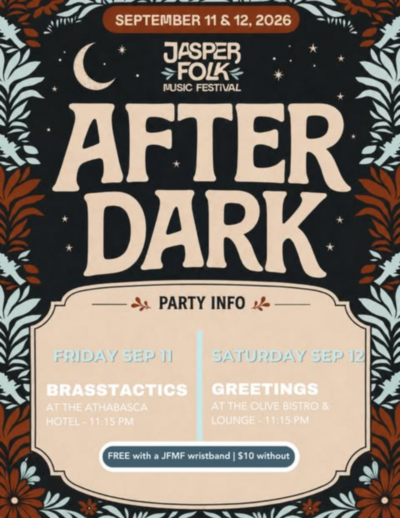 Jasper Folk Music Festival After Dark - Sep 4th @ Olive Bistro & Lounge