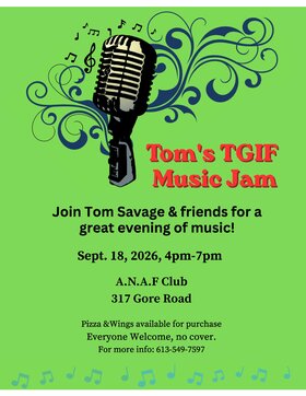 TGIF: Tom Savage @ Army Navy Air Force (ANAF) Unit 377 Sep 18 2026 - Sep 28th @ Army Navy Air Force (ANAF) Unit 377
