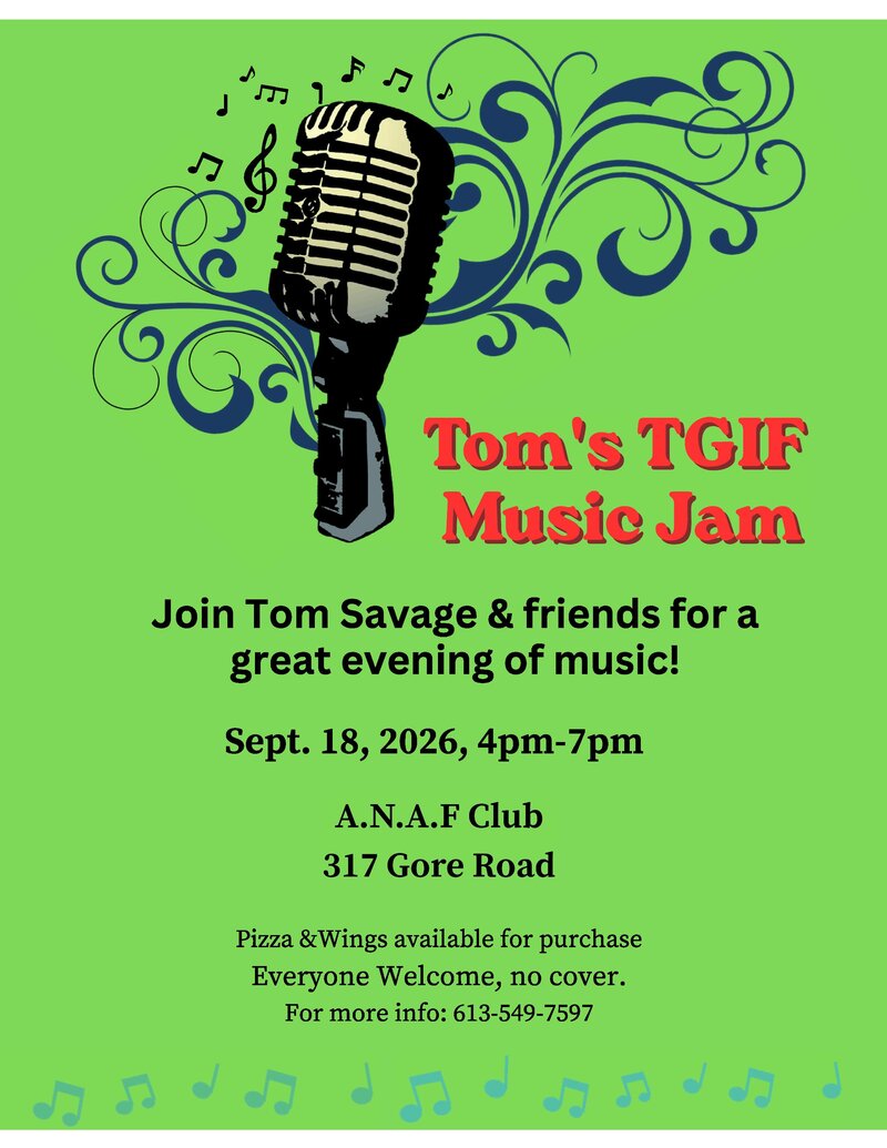 TGIF: Tom Savage @ Army Navy Air Force (ANAF) Unit 377 Sep 18 2026 - Sep 5th @ Army Navy Air Force (ANAF) Unit 377