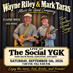Wayne Riley, Mark Taras @ The Social YGK Sep 5 2026 - Sep 15th @ The Social YGK
