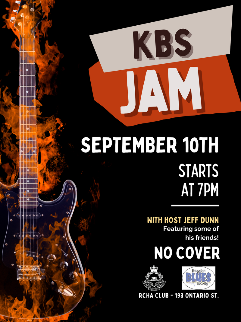 KBS Jam: Jeff Dunn @ The Club at the R.C.H.A. Sep 10 2026 - Sep 4th @ The Club at the R.C.H.A.