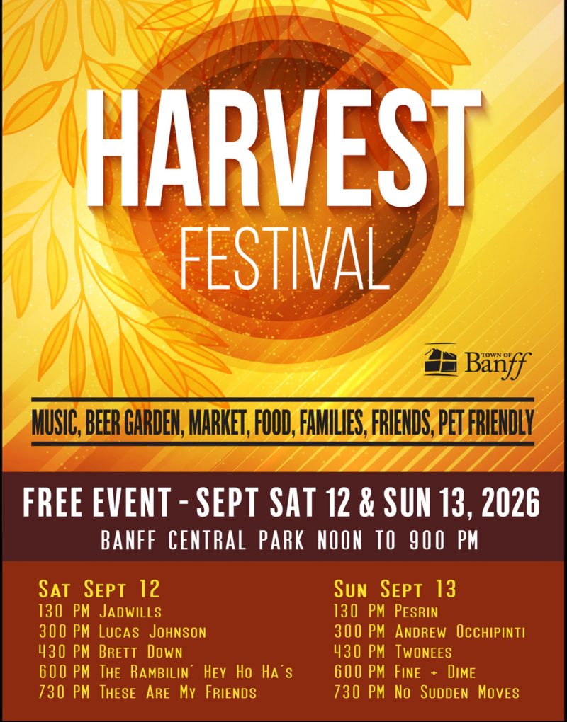 Banff Harvest Festival: Day 2 @ Central Park - Sep 13, 2026