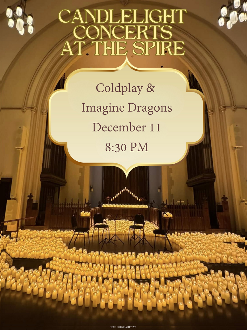 Candlelight Concerts: Coldplay & Imagine Dragons - Sep 10th @ The Spire